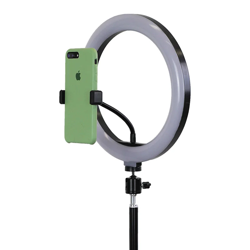 Imagem 5 de 5 do produto Ring Light Portátil Iluminador LED, USB, 26cm, 3500k 5500k + Tripé