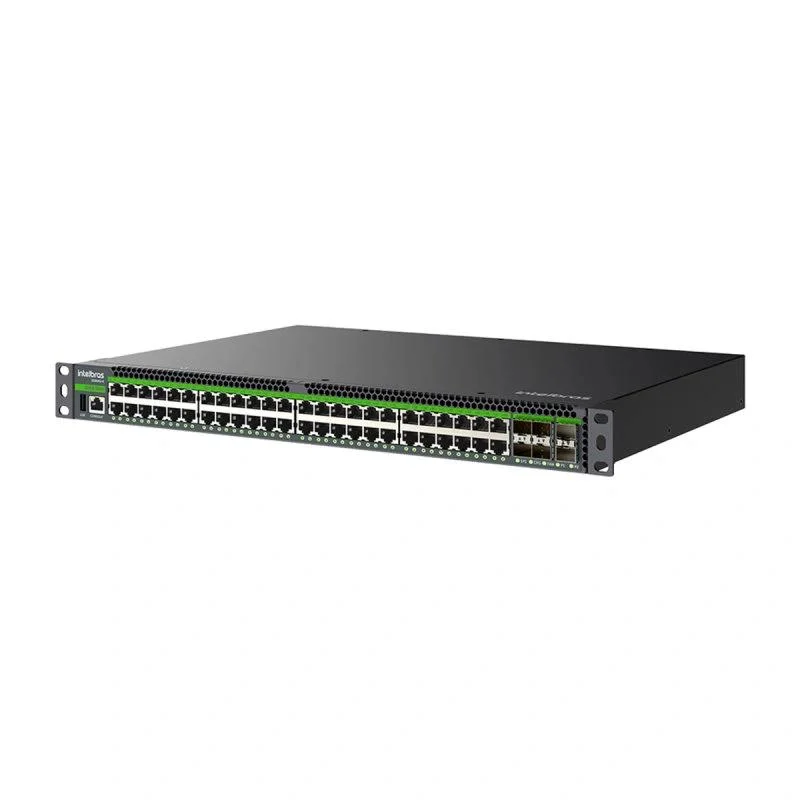 Imagem 3 de 5 do produto Switch Gerenciavel Intelbras 48p + 6p - Sfp S3054g-b 4760077