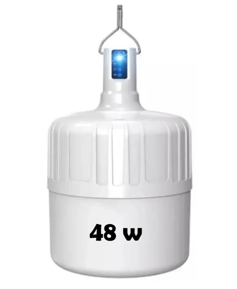 Lâmpada Dex De LED Bulbo, de Emergência, 48w, 6500k, Recarregável, Portátil