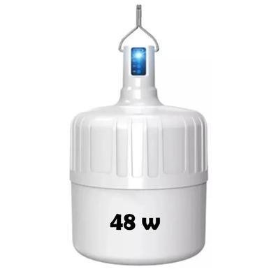 Lâmpada Dex De LED Bulbo, de Emergência, 48w, 6500k, Recarregável, Portátil