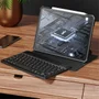 Capa Teclado Premium Infiland Ipad Air 5, 10.9 Polegadas 2022, A2588, A2589, A2591, Função Wake Sleep, Suporte Caneta