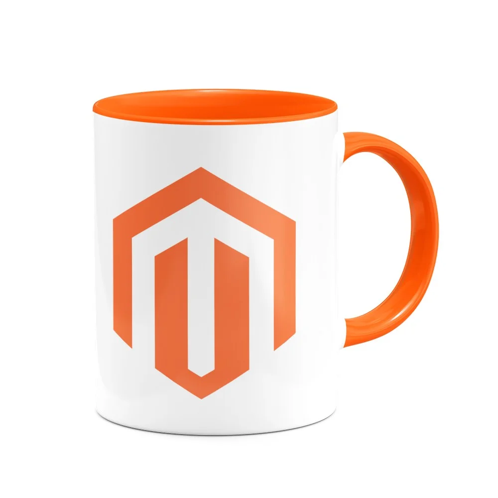 Imagem 2 de 2 do produto Caneca Dev, Magento, Cerâmica, 325ml, B-Orange