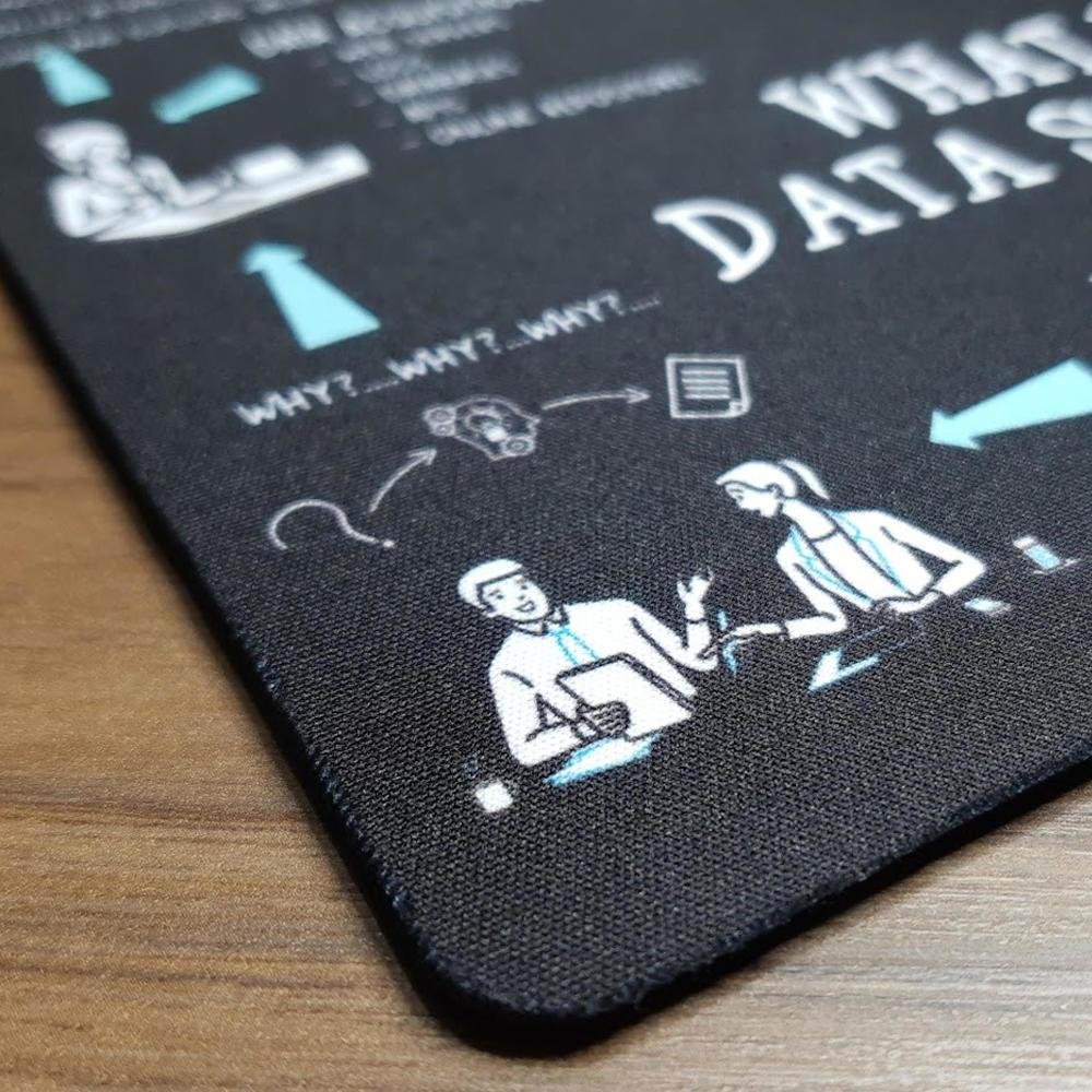 Imagem 3 de 5 do produto Mouse Pad, Dev, Data Science, de Borracha, 24x20cm