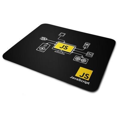 Mouse Pad, Dev, Js Javascript, de Borracha, 24x20cm