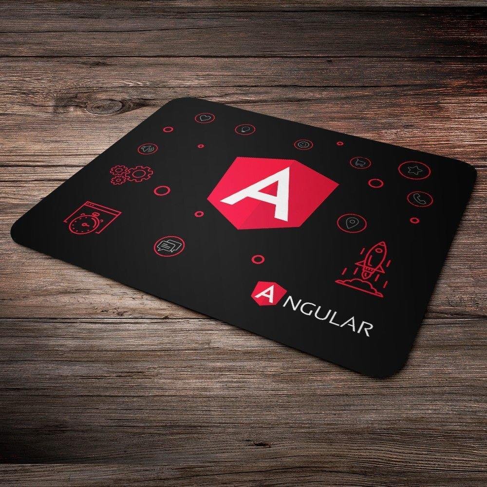 Imagem 4 de 5 do produto Mouse Pad, Dev, Angular, de Borracha, 24x20cm