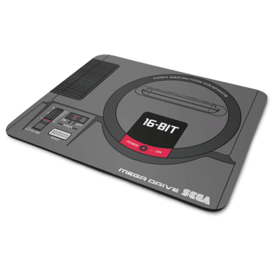 Mouse Pad Gamer, Retrô Megapad, de Borracha, 23cm x 19cm