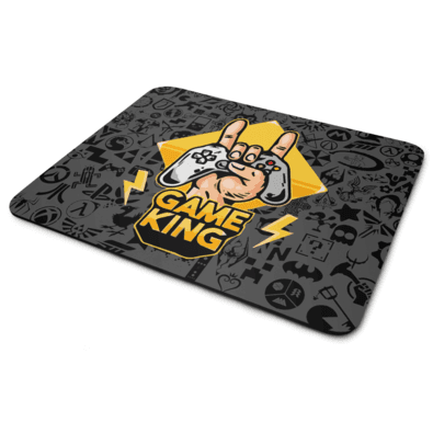 Mouse Pad Gamer, Game King, de Borracha, 24x20cm