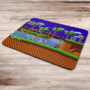 Mouse Pad Gamer, Sonic Green Hill Zone, de Borracha, 24cm x 20cm