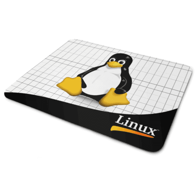 Mouse Pad, Linux - Tux, de Borracha, 24x20cm