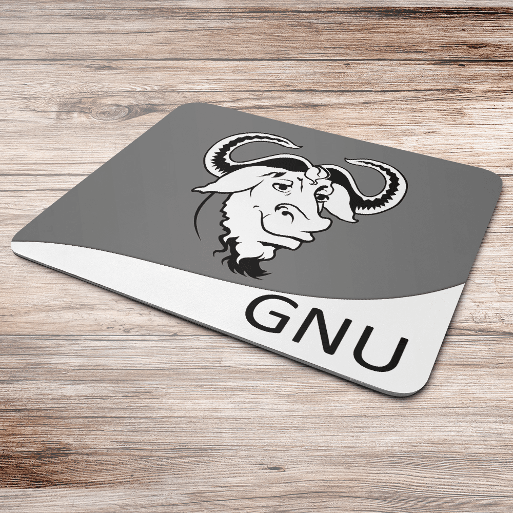 Imagem 2 de 3 do produto Mouse Pad, Linux - Gnu, de Borracha, 24x20cm