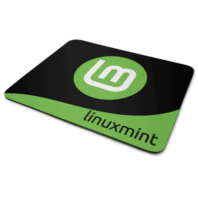 Mouse Pad, Linux - Mint, de Borracha, 24x20cm