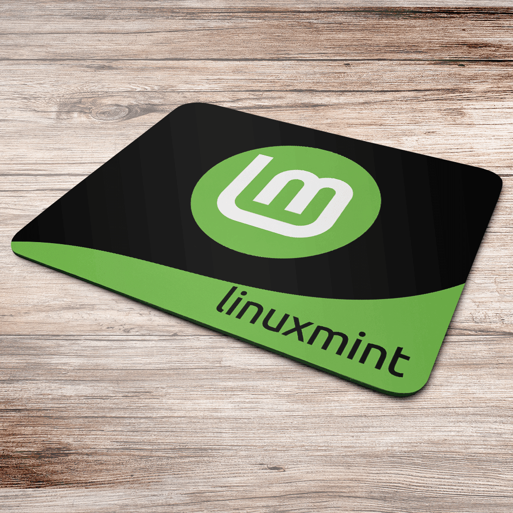 Imagem 2 de 3 do produto Mouse Pad, Linux - Mint, de Borracha, 24x20cm