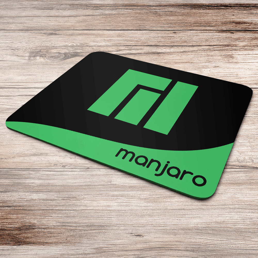 Imagem 2 de 3 do produto Mouse Pad, Linux - Manjaro, de Borracha, 24x20cm
