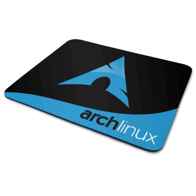 Mouse Pad, Linux - Archlinux, de Borracha, 24x20cm