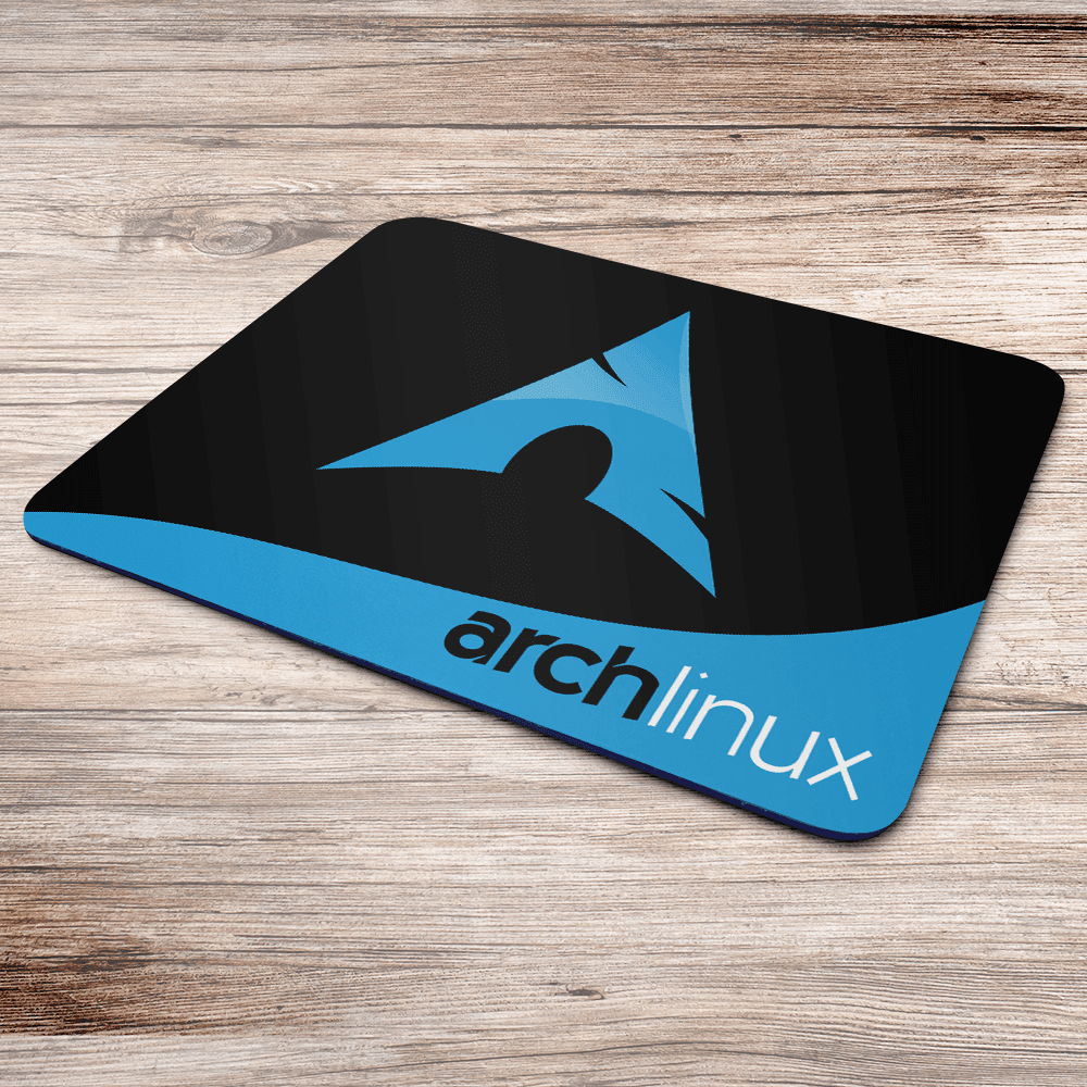Imagem 2 de 3 do produto Mouse Pad, Linux - Archlinux, de Borracha, 24x20cm