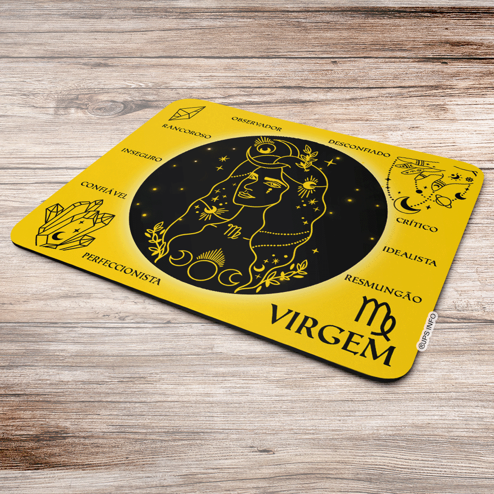 Imagem 2 de 3 do produto Mouse Pad Signos - Virgem