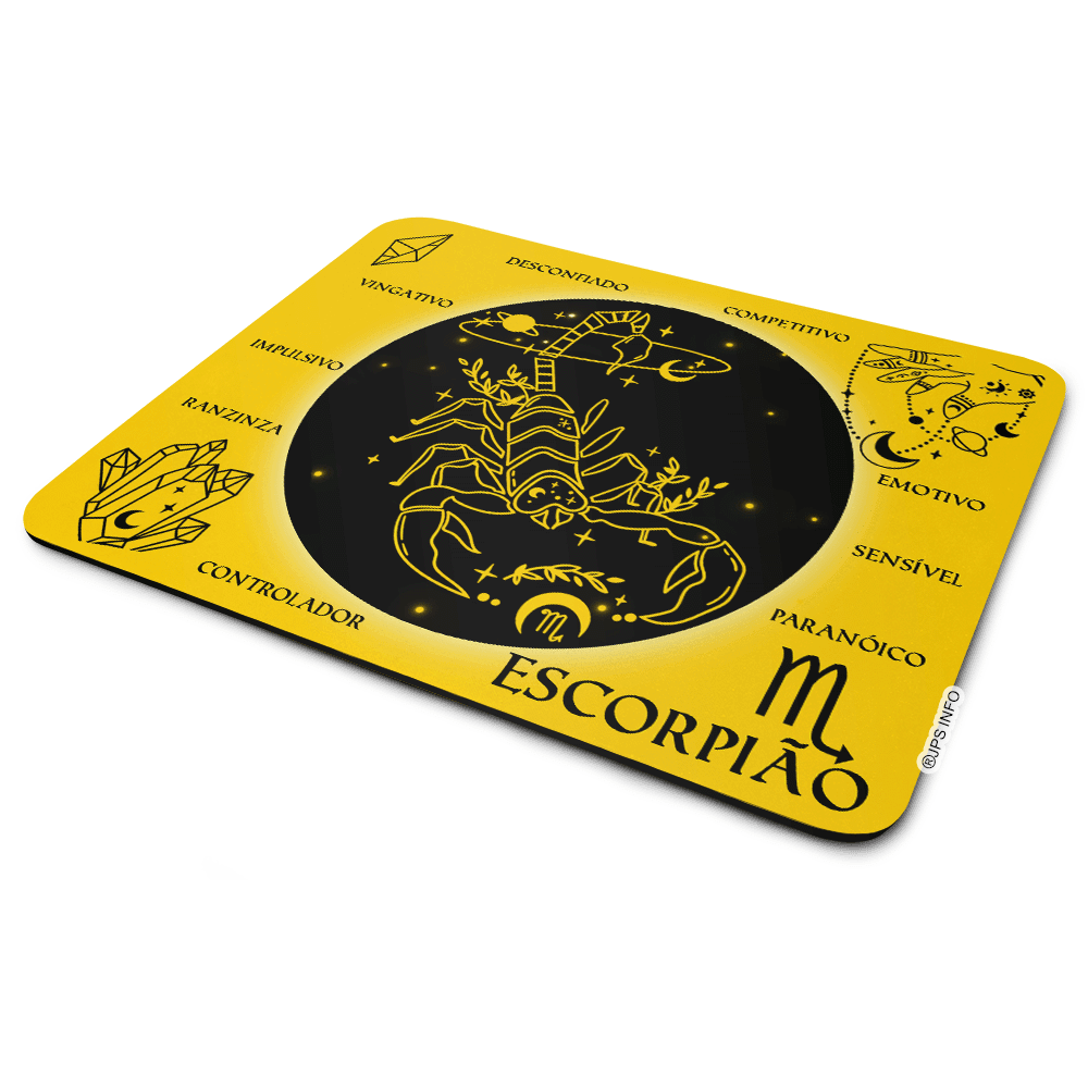 Imagem 1 de 3 do produto Mouse Pad Signos - Escorpião