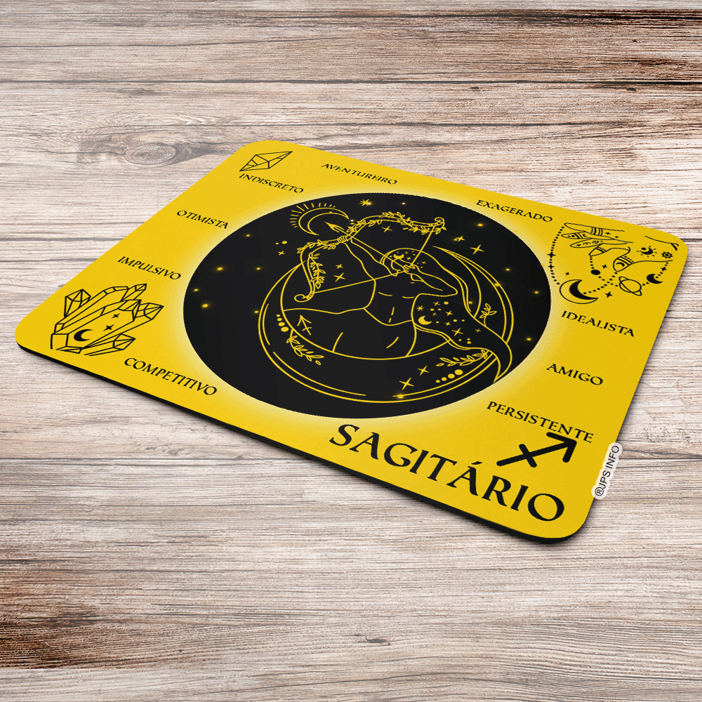Imagem 2 de 3 do produto Mouse Pad Signos - Sagitário