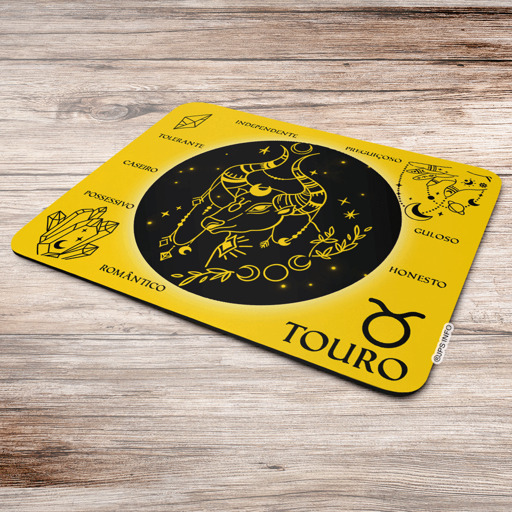 Imagem 2 de 3 do produto Mouse Pad Signos - Touro