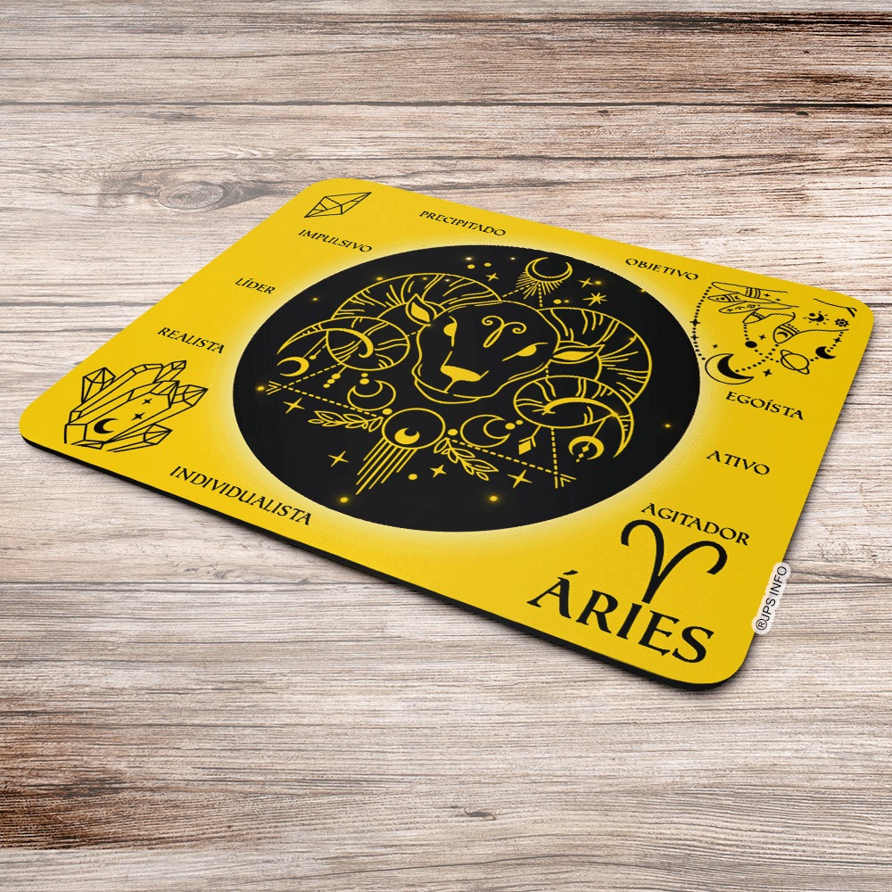 Imagem 2 de 3 do produto Mouse Pad Signos - Áries