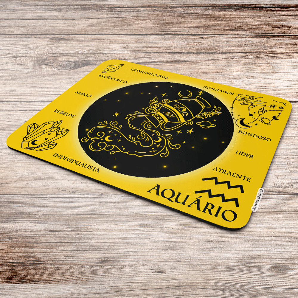 Imagem 2 de 3 do produto Mouse Pad Signos - Aquário