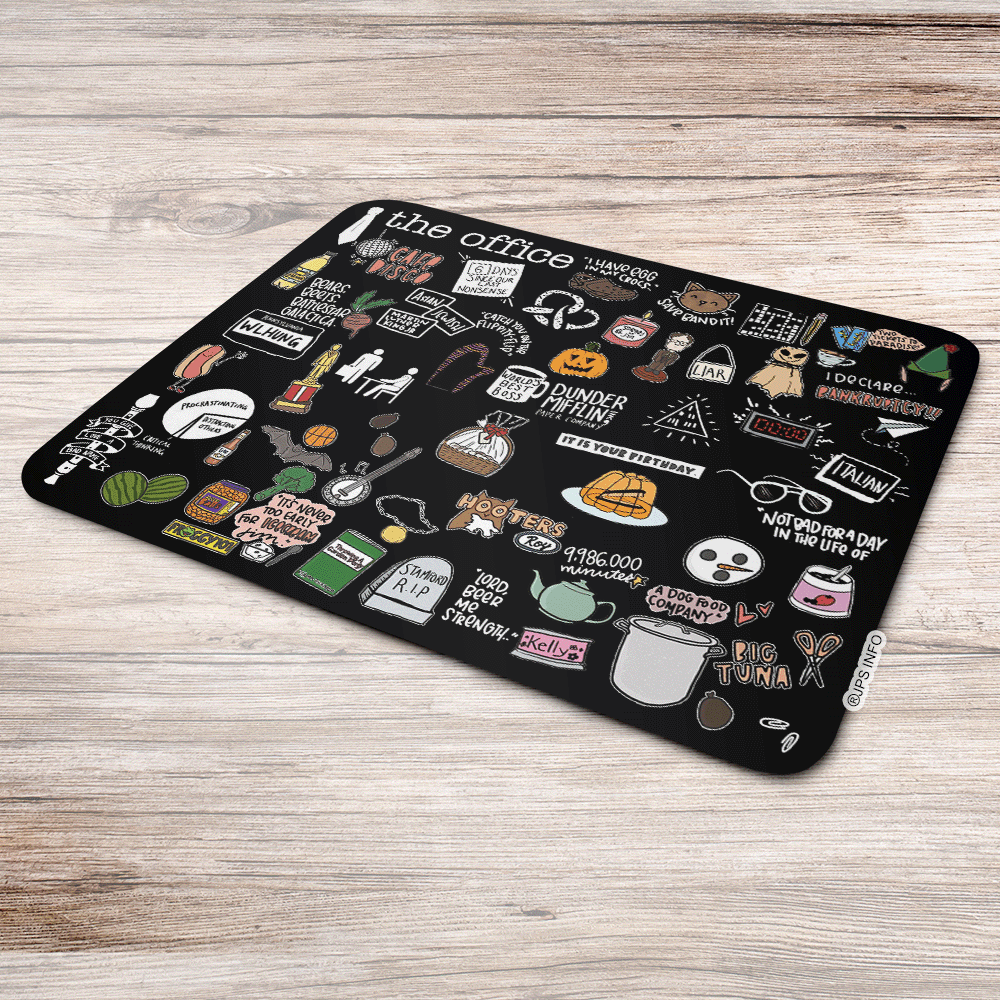 Imagem 2 de 3 do produto Mouse Pad The Office - Icons Moments