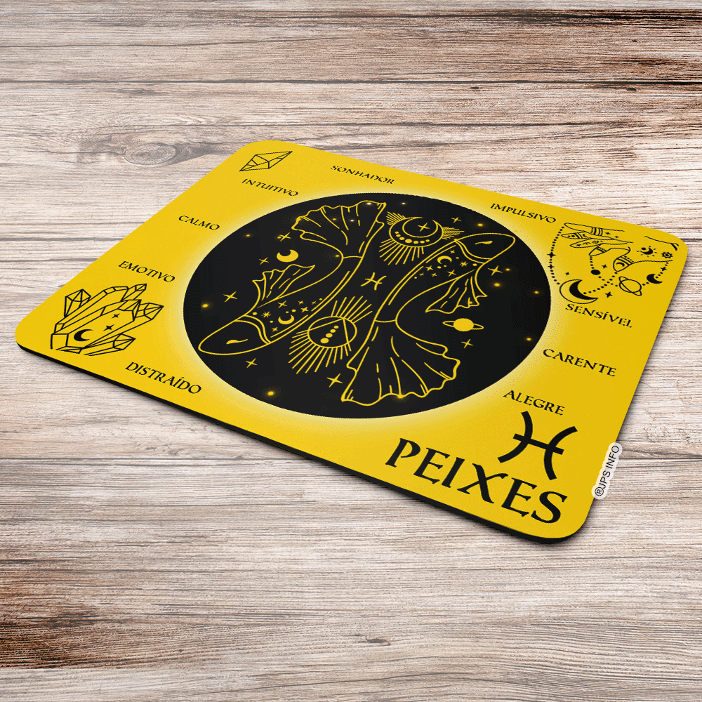 Imagem 2 de 3 do produto Mouse Pad Signos - Peixes