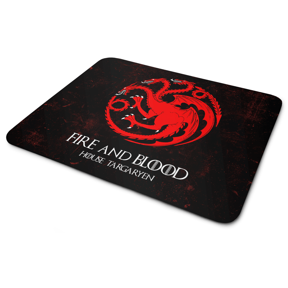 Mouse Pad, Got - House Targaryen, de Borracha, 24x20cm Mouse Pad, Got - House Targaryen, de Borracha, 24x20cm