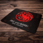 Mouse Pad, Got - House Targaryen, de Borracha, 24x20cm