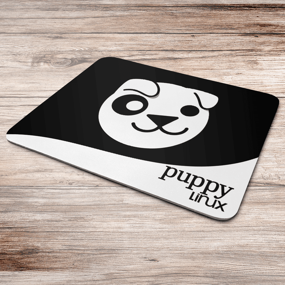 Imagem 2 de 3 do produto Mouse Pad, Linux - Puppy, de Borracha, 24x20cm