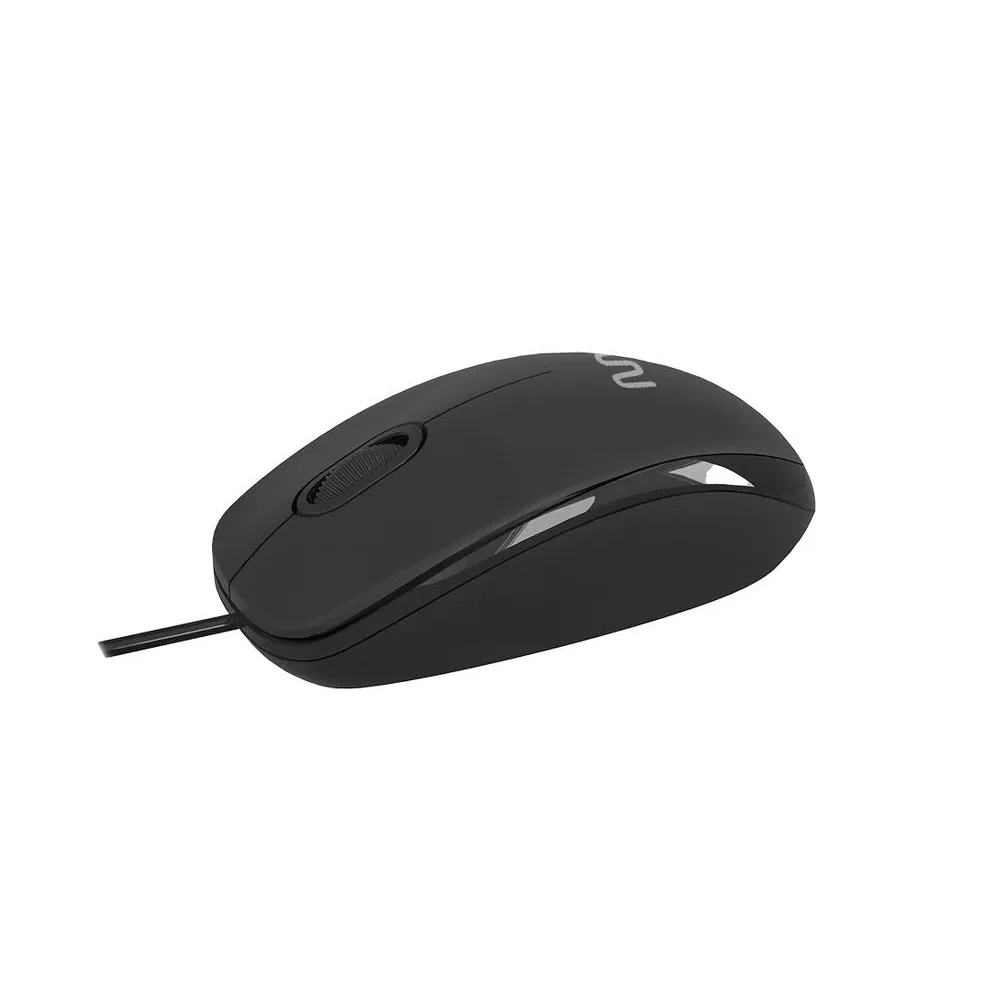 Imagem 4 de 5 do produto Mouse Com Fio Multi Mf400, Conexão USB, 1200DPI, Cabo De 180cm, 3 Botões, Clique Silencioso, Preto - Mo386