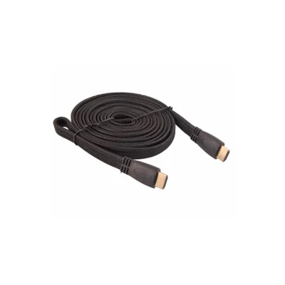 Cabo HDMI 1.4 Flat Type, 10m, Blindado Com Malha, Preto - Kp-h51000