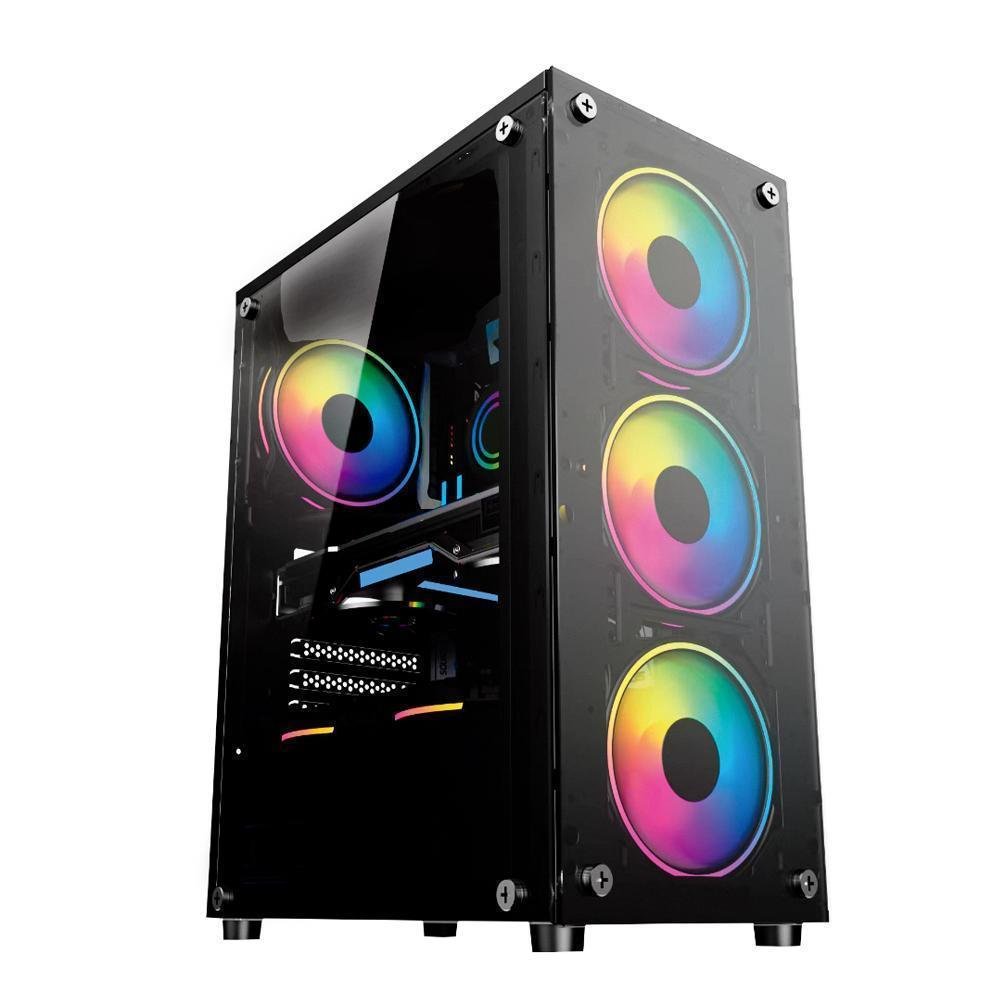 PC Gamer Intel Core I7, 16GB DDR4, RTX 3050 8GB, SSD 480GB, Preto PC Gamer Intel Core I7, 16GB DDR4, RTX 3050 8GB, SSD 480GB, Preto