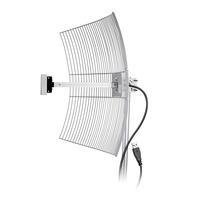 Antena USB-2510 Aquário, Parabólica De Grade, Usb-2510 Com 2.4 Ghz E Ganho De 25 Dbi, Cabo De 10 Metros