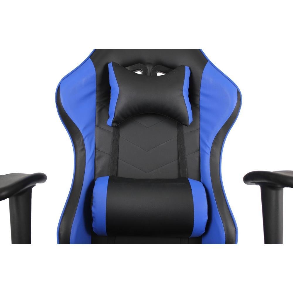 Imagem 3 de 5 do produto Cadeira Gamer, Xtreme Gamers, Maximum, até 120 Kgs, Reclinável, Braços Fixos, Preta E Azul