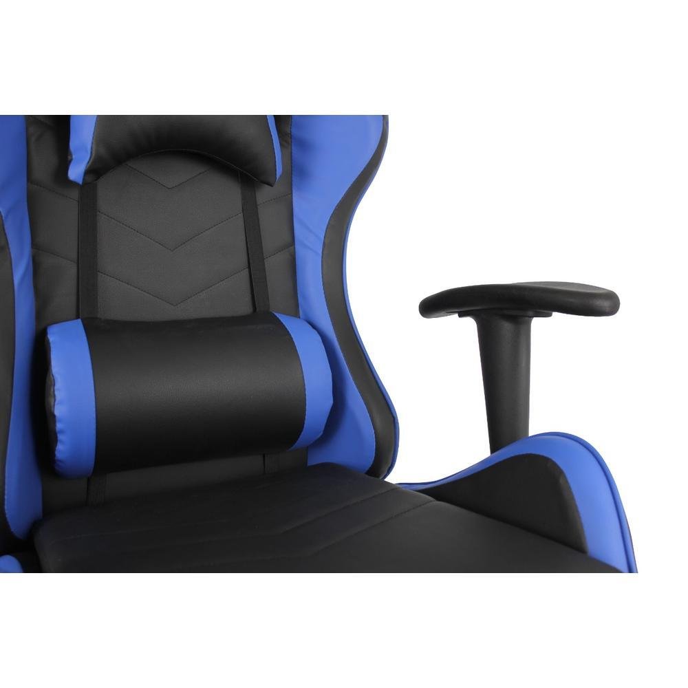 Imagem 4 de 5 do produto Cadeira Gamer, Xtreme Gamers, Maximum, até 120 Kgs, Reclinável, Braços Fixos, Preta E Azul