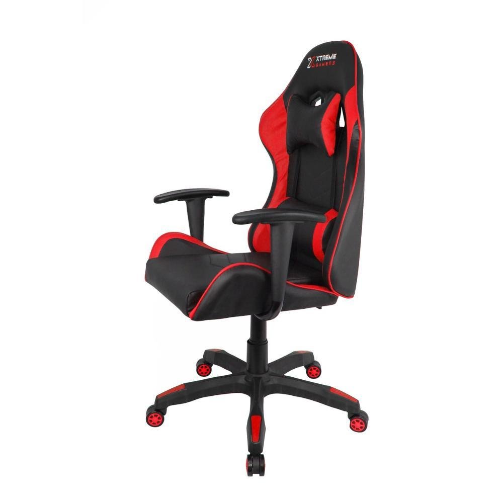 Cadeira Gamer, Xtreme Gamers, Maximum, até 120 Kgs, Reclinável, Braços Fixos, Preta E Vermelha Cadeira Gamer, Xtreme Gamers, Maximum, até 120 Kgs, Reclinável, Braços Fixos, Preta E Vermelha