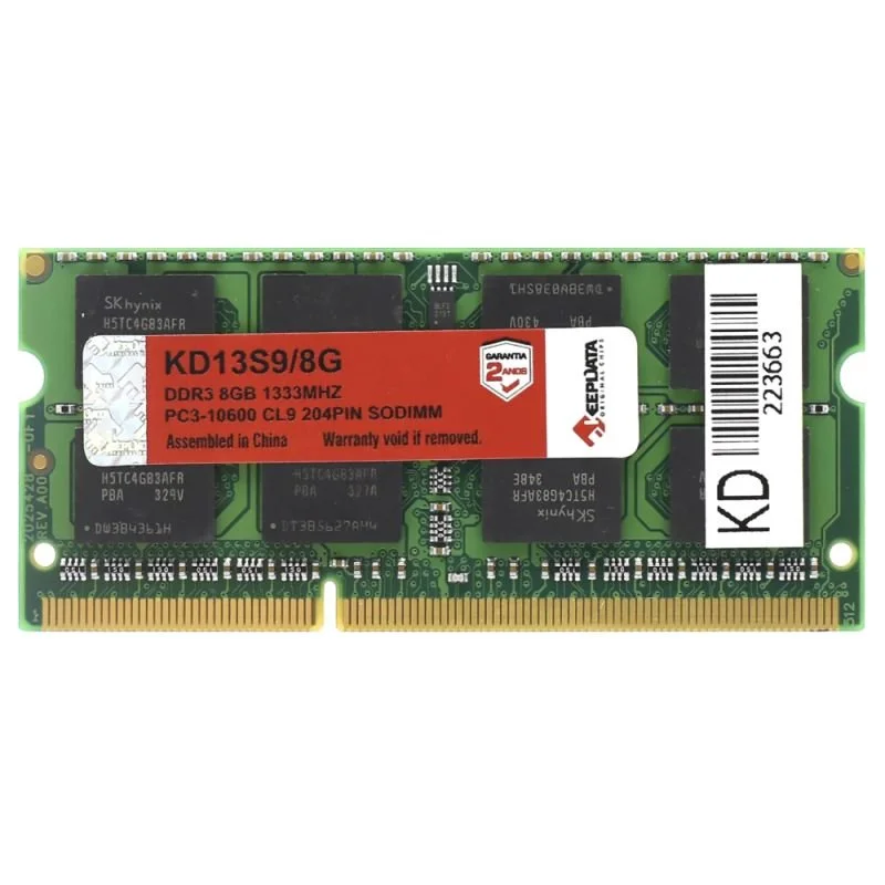 Memória Ram Keepdata 8GB DDR3 1333MHZ KaBuM