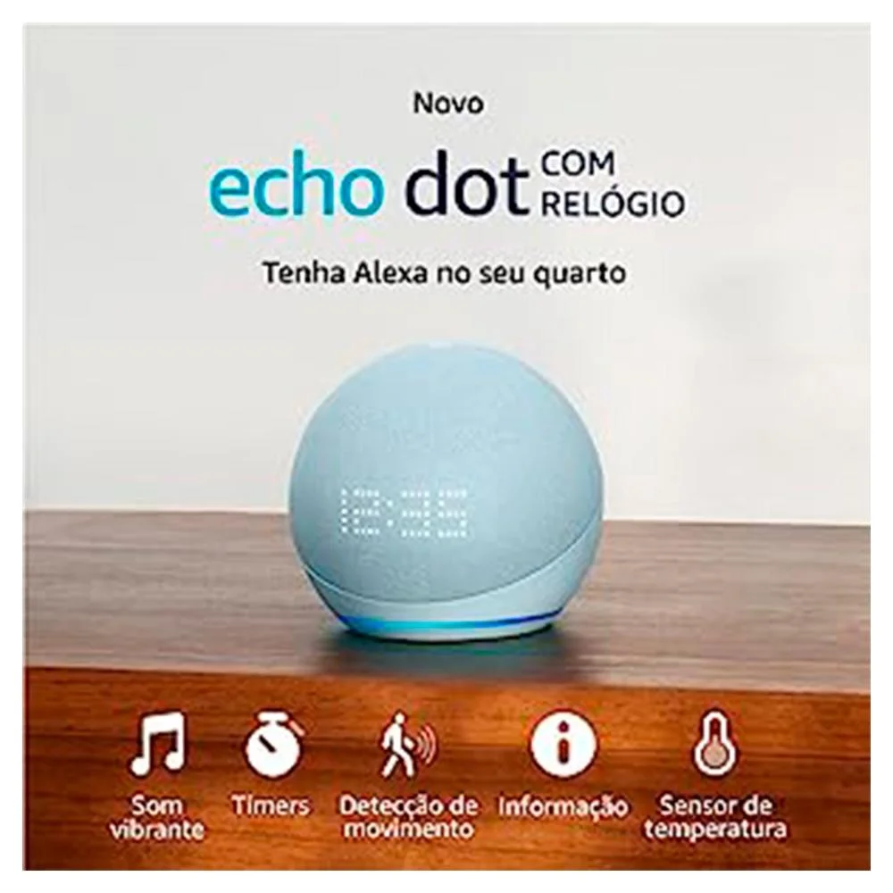 Echo Dot 5 Geraço Amazon Com Alexa KaBuM