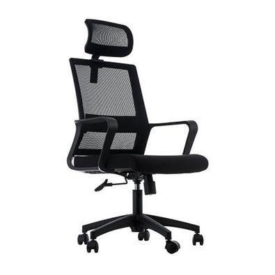 Cadeira Office, Evolux, até 120Kgs, Giratória, Malha Mesh, Com Suporte, Preta