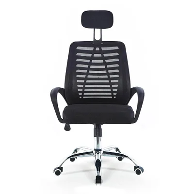 Cadeira Office, Evolux, até 120Kgs, Giratória, Tela Mesh, Com Suporte, Zebrada