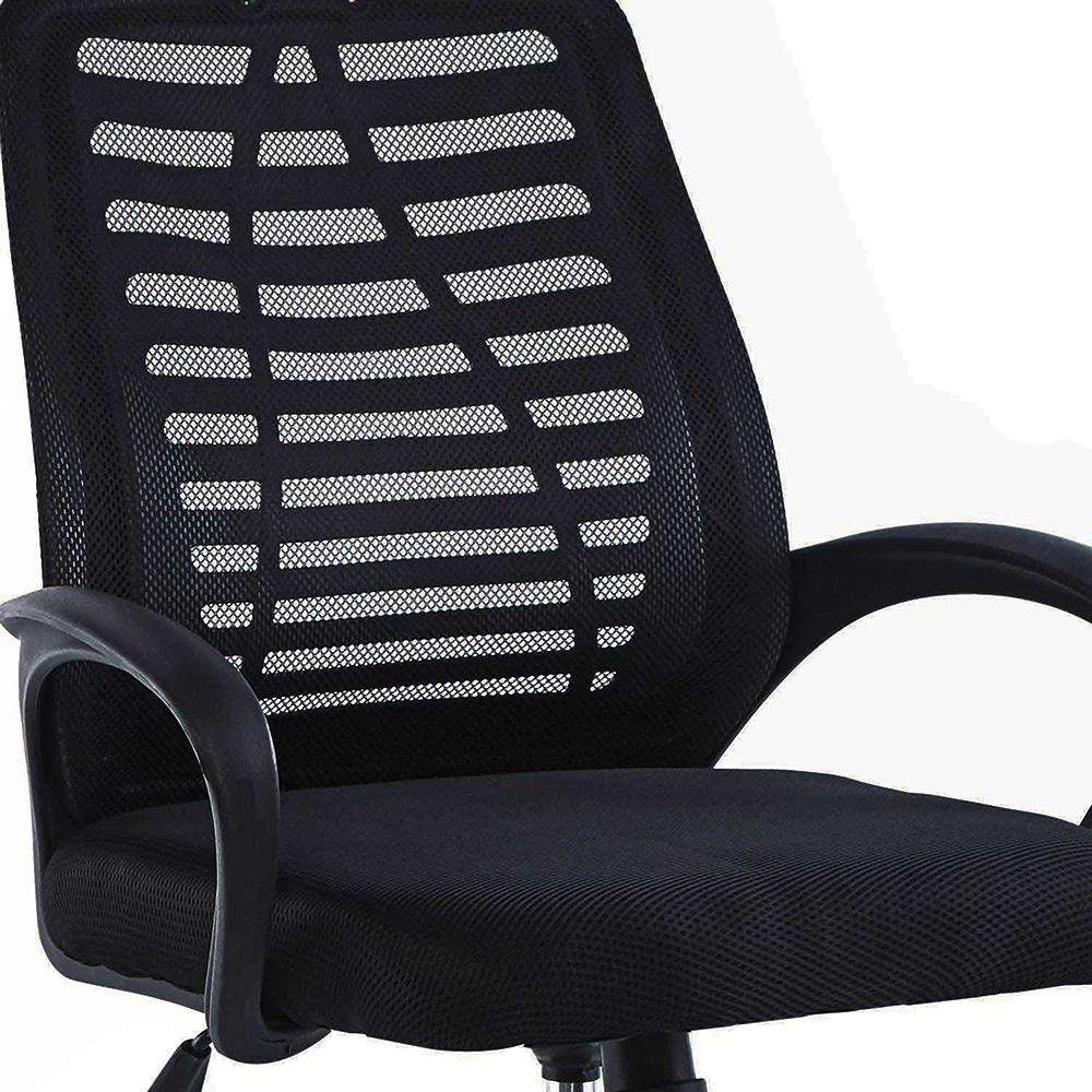 Imagem 2 de 5 do produto Cadeira Office, Evolux, até 120Kgs, Giratória, Tela Mesh, Com Suporte, Zebrada