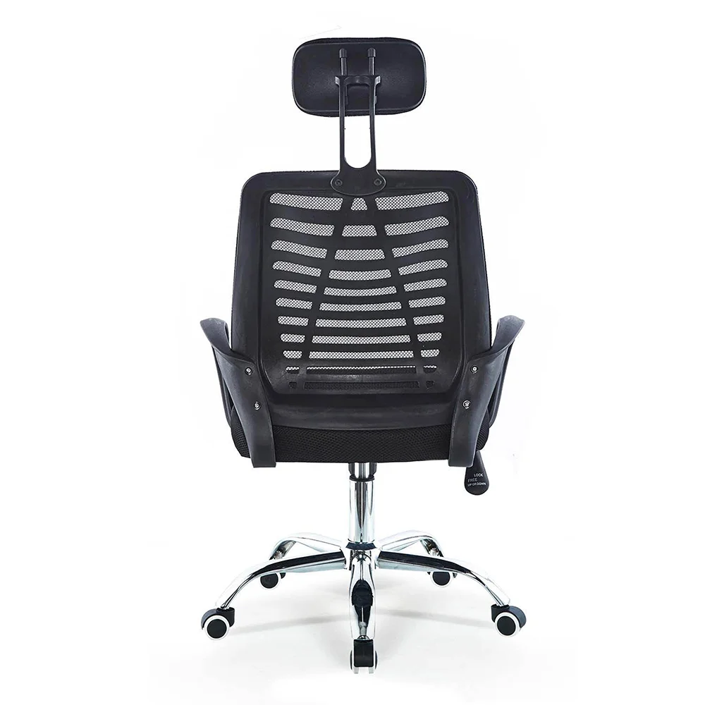 Imagem 5 de 5 do produto Cadeira Office, Evolux, até 120Kgs, Giratória, Tela Mesh, Com Suporte, Zebrada