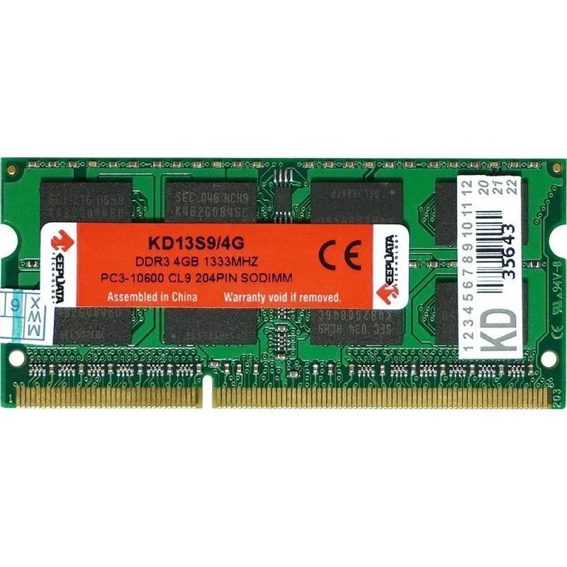 Memoria Ram Keepdata 4GB DDR3 1333MHZ KaBuM