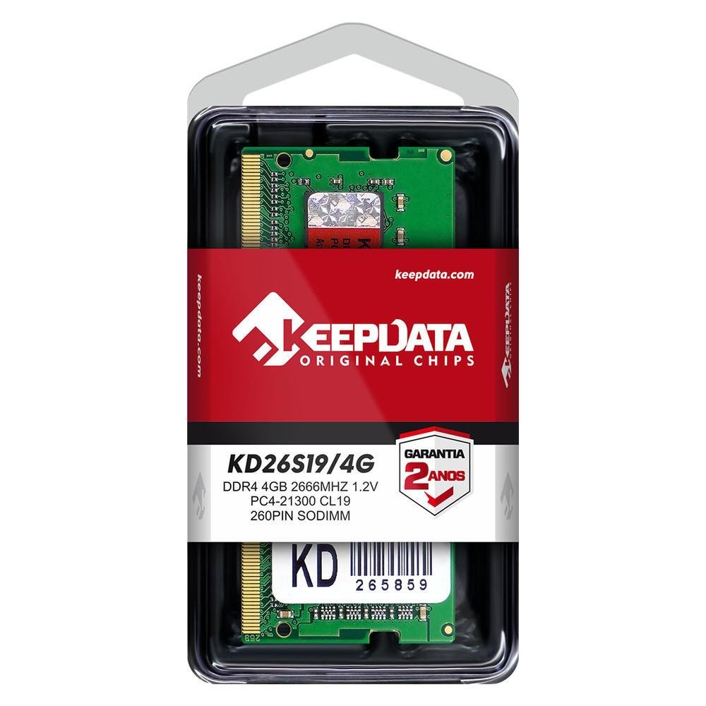 Memoria Ram Keepdata 4GB DDR4 2666MHZ KaBuM