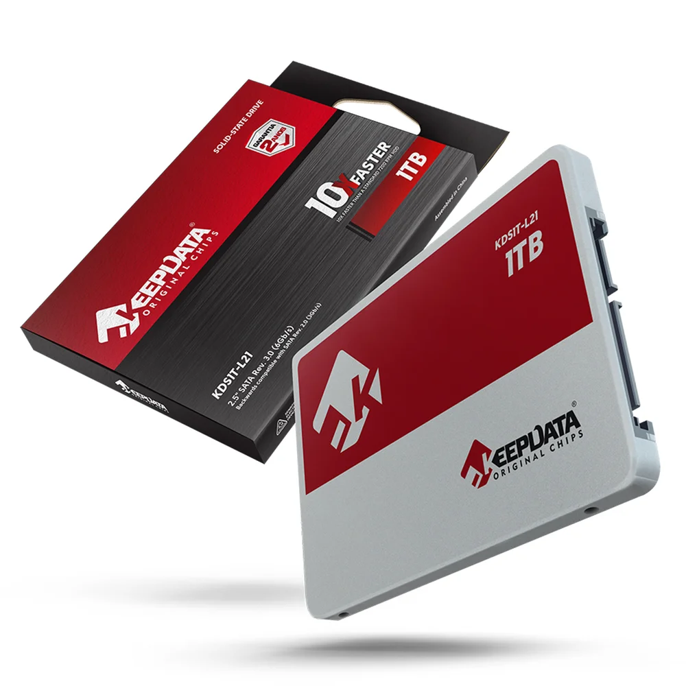 SSD 1TB Keepdata, SATA III, 2.5", Leitura 550MB/s, Gravação 500MB/s - Kds1t-L21