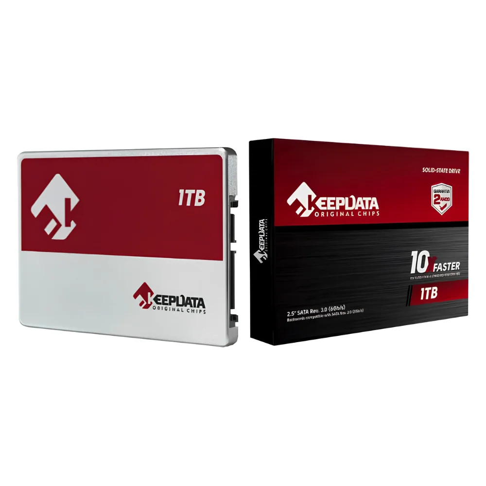 Imagem 5 de 5 do produto SSD 1TB Keepdata, SATA III, 2.5", Leitura 550MB/s, Gravação 500MB/s - Kds1t-L21