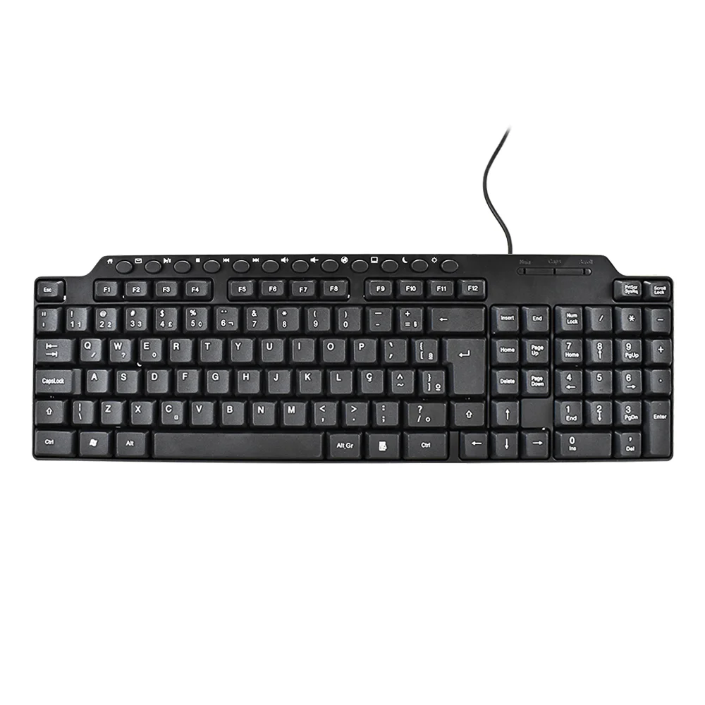 Imagem 3 de 3 do produto Teclado Evus Tc-04, Multimidia, ABNT2