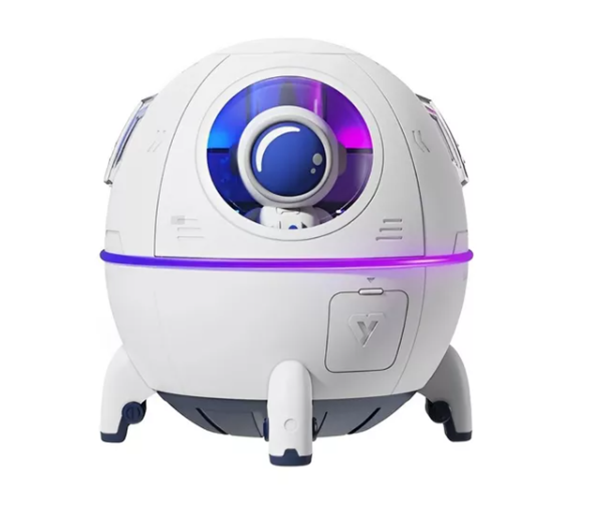 Umidificador De Ar B Max, Aromatizador De Ambiente, Estilo Astronauta Nave Espacial LED USB