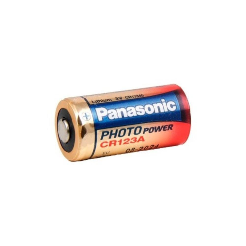 Blister de 1 pile CR123 123A Panasonic Lithium 3 volt - Piles